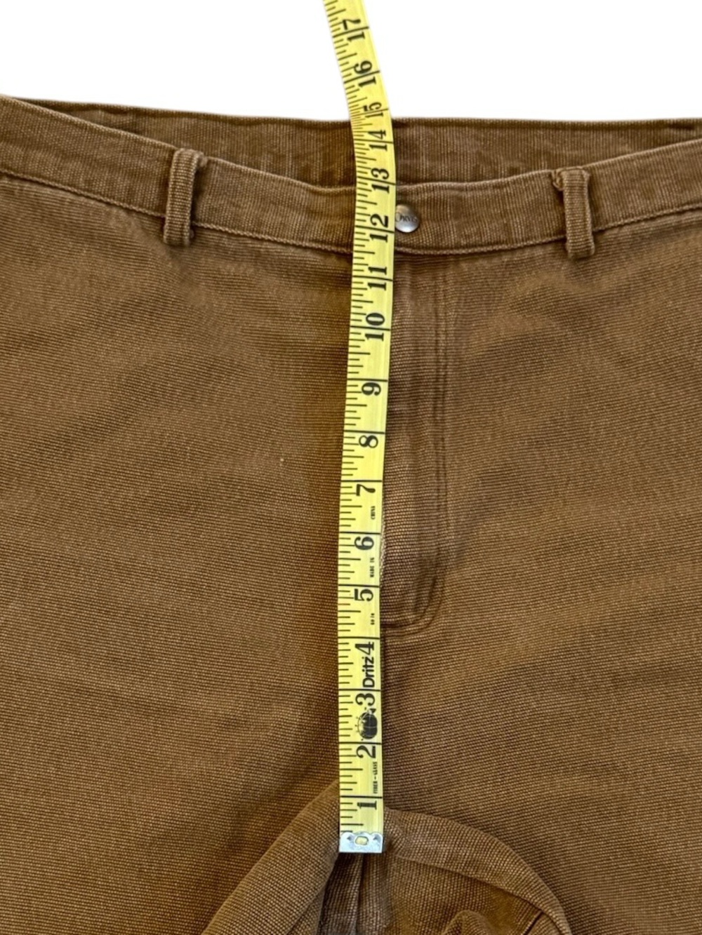 Vintage 90s Orvis Stand Up Canvas Field Shorts USA Made 40 Brown Duck Workwear - Picture 10 of 14